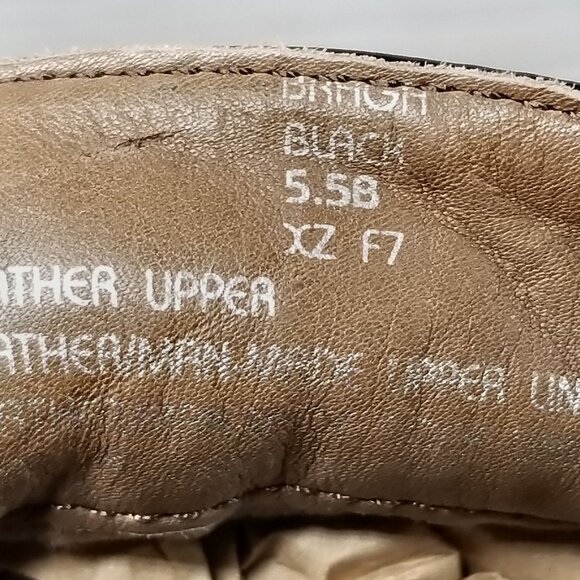 Earthies Braga Slip-on Loafer, Black Leather, Womens Size 5.5 B - Picture 12 of 13